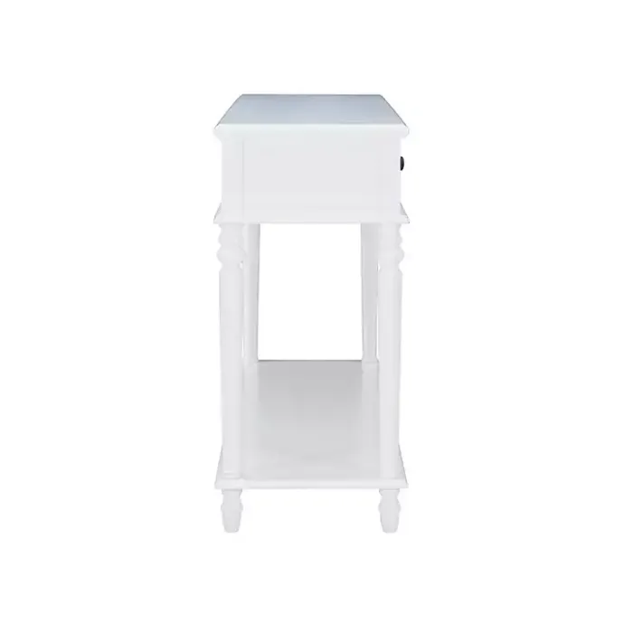 Kirklands Home McGhie 2-Drawer Console Table White