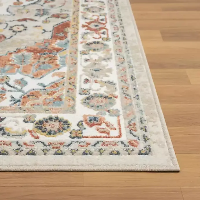 Online Kirklands Home Medallion Ivory Rust Area Rug, 3x6