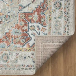 Online Kirklands Home Medallion Ivory Rust Area Rug, 3x6