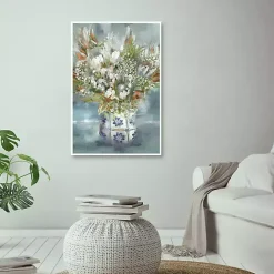 Kirklands Home Mediterranean Bouquet I Framed Canvas Art Print