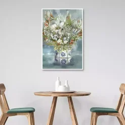 Kirklands Home Mediterranean Bouquet I Framed Canvas Art Print