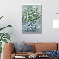 Discount Kirklands Home Mediterranean Bouquet II Framed Canvas Art Print