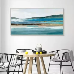 Hot Kirklands Home Memories of Framed Canvas Art Print Blue