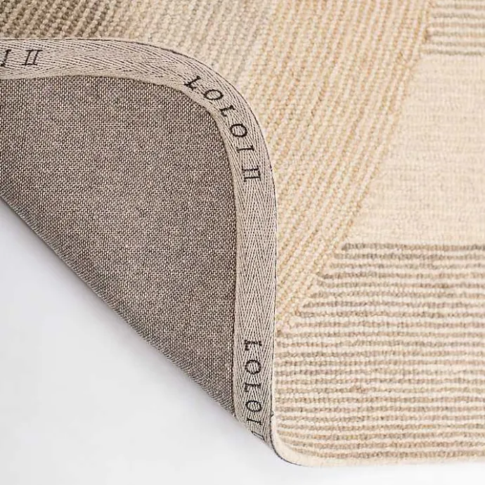 Sale Kirklands Home Merced Rounded Corners Area Rug, 7x9 Tan