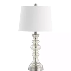 Outlet Kirklands Home Mercury Glass Jaiden Table Lamp White
