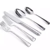 Kirklands Home Mercutio Lines Stainless Steel 20-pc. Flatware Set