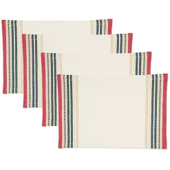 Outlet Kirklands Home Merry Pines Cotton Placemats, Set of 4