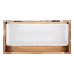 Hot Kirklands Home Metal and Wood Bath Sign with Hooks