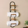New Kirklands Home Metal and Wood Tiered Multi-Use Wall Rack