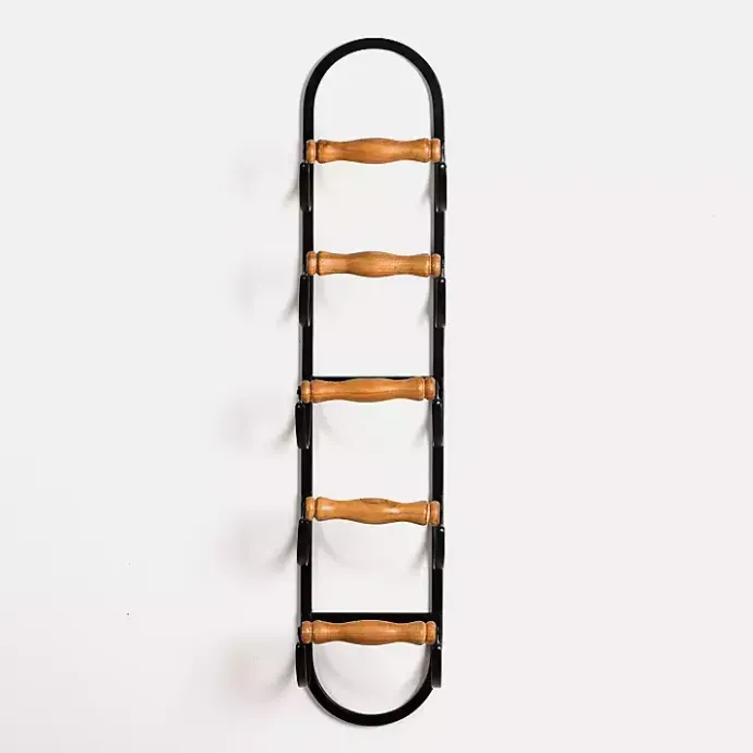 New Kirklands Home Metal and Wood Tiered Multi-Use Wall Rack