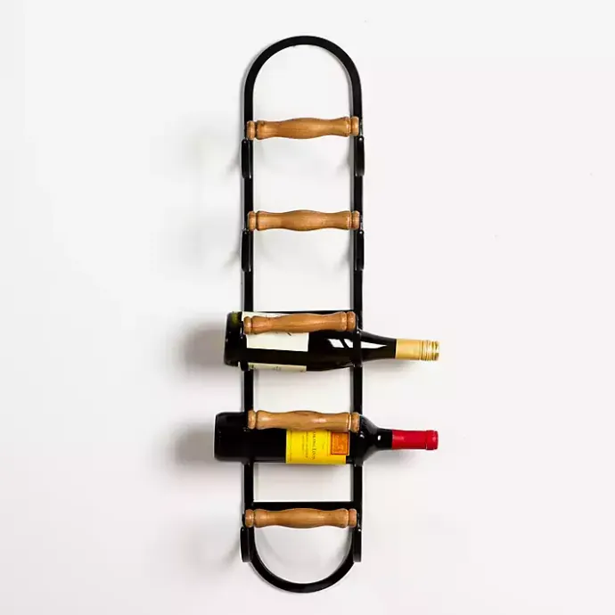 New Kirklands Home Metal and Wood Tiered Multi-Use Wall Rack