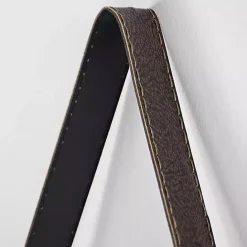 Online Kirklands Home Metal Circle Wall Shelf with Leather Strap