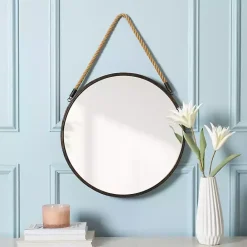 Outlet Kirklands Home Metal Rope Wall Mirror