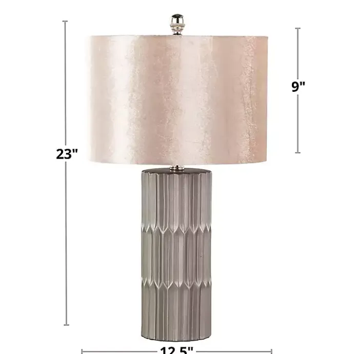 Discount Kirklands Home Metallic and Champagne Tanya Table Lamp Brown