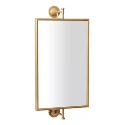 Discount Kirklands Home Metallic Metal Frame Wall Mirror Gold