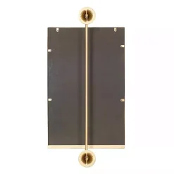 Discount Kirklands Home Metallic Metal Frame Wall Mirror Gold