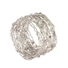 Clearance Kirklands Home Metallic Gold Wire Napkin Rings, Set of 4