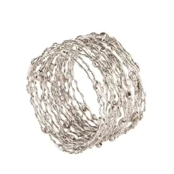 Clearance Kirklands Home Metallic Gold Wire Napkin Rings, Set of 4