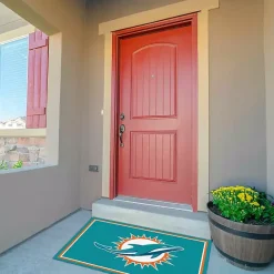 Kirklands Home Miami Dolphins Area Rug, 3x4 Blue