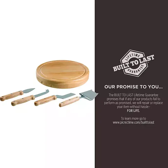 Clearance Kirklands Home Miami Dolphins Cheese Board and Tool Set Tan