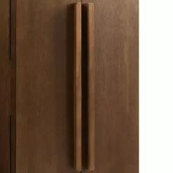 Sale Kirklands Home Mid-Century Modern Walnut Jewelry Armoire Brown