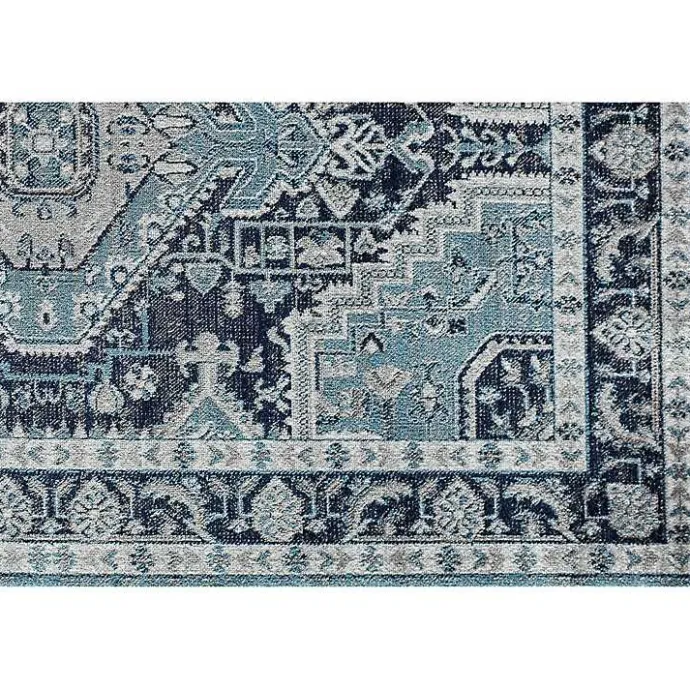 Outlet Kirklands Home Midnight Blue Frieda Medallion Area Rug, 8x10