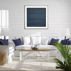 Best Kirklands Home Midnight Waves Framed Canvas Art Print Blue