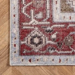 Sale Kirklands Home Miley Traditional Medallion Washable Area Rug, 4x6