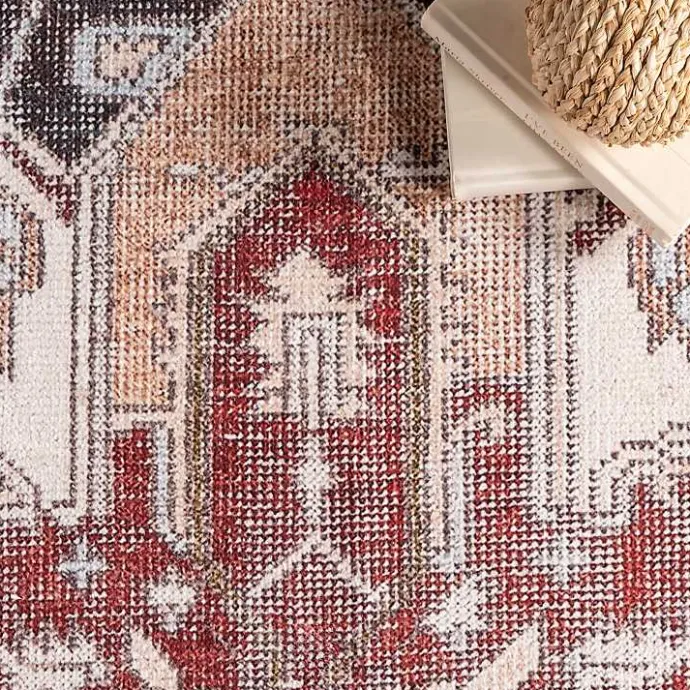 Sale Kirklands Home Miley Traditional Medallion Washable Area Rug, 4x6