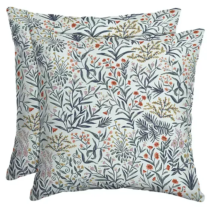 Kirklands Home Millennial Leaf Outdoor Pillows, Set of 2