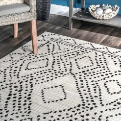 Online Kirklands Home Millie Dotted Diamond Area Rug, 8x10