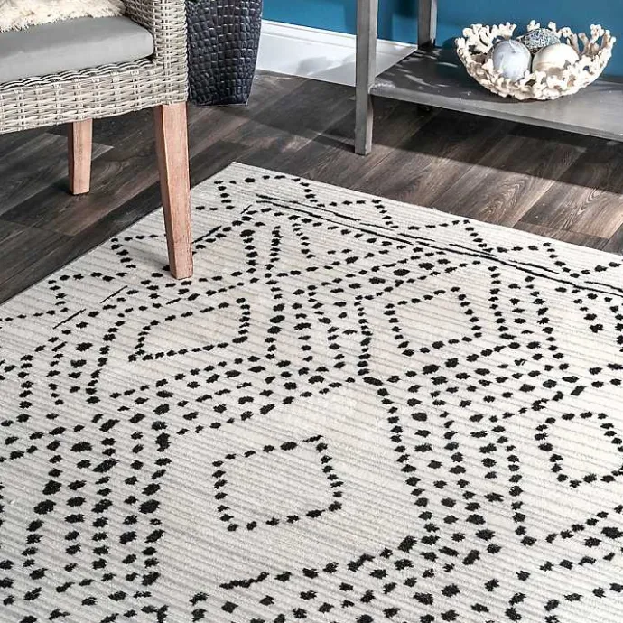 Online Kirklands Home Millie Dotted Diamond Area Rug, 8x10