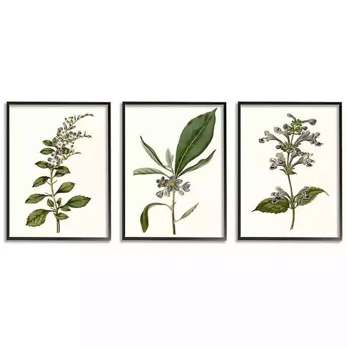 Hot Kirklands Home Minimal Soft Flowers Framed Art Prints, Set of 3