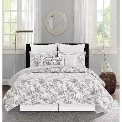Outlet Kirklands Home Miriam Floral & Stripe 3-pc. Full/Queen Quilt Set