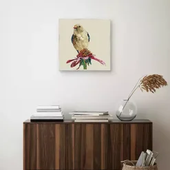 Outlet Kirklands Home Mixed Media Bird II Framed Canvas Art Print