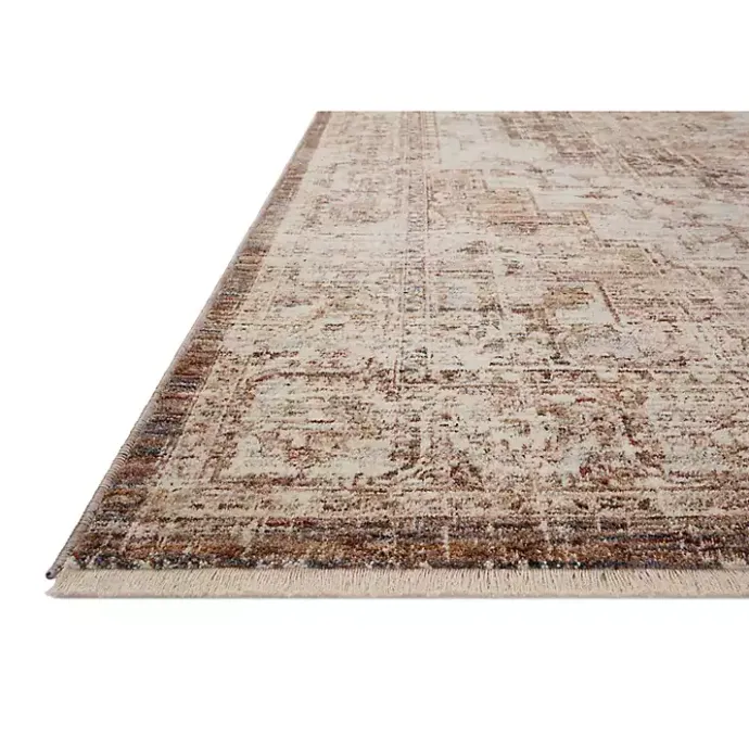 Online Kirklands Home Mocha and Cream Sorrento Area Rug, 5x7