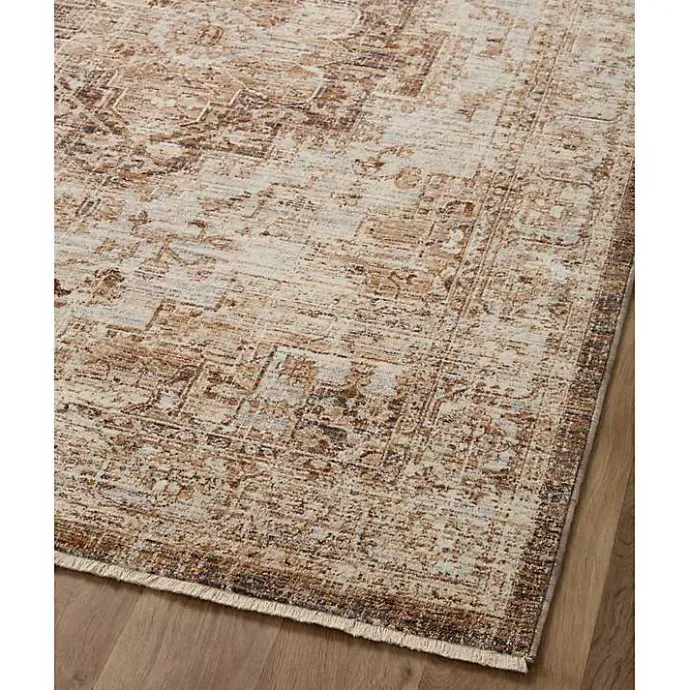 Online Kirklands Home Mocha and Cream Sorrento Area Rug, 5x7