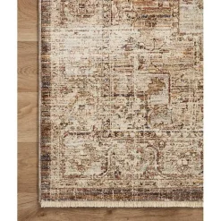 Online Kirklands Home Mocha and Cream Sorrento Area Rug, 5x7