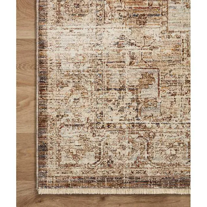 Online Kirklands Home Mocha and Cream Sorrento Area Rug, 5x7