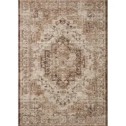 Best Kirklands Home Mocha and Cream Sorrento Area Rug, 7x10