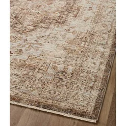 Best Kirklands Home Mocha and Cream Sorrento Area Rug, 7x10