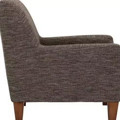 Online Kirklands Home Mocha Fynn Upholstered Accent Chair Brown