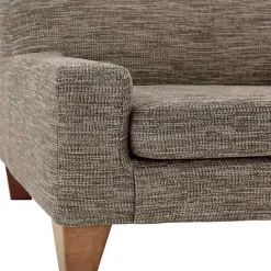 Online Kirklands Home Mocha Fynn Upholstered Accent Chair Brown