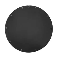 Sale Kirklands Home Modern Metal Round Wall Mirror Black