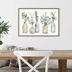 Online Kirklands Home Modern Farmhouse Floral Framed Canvas Art Print