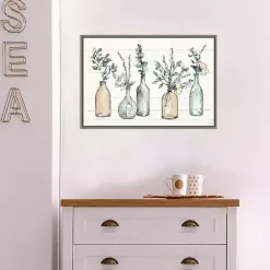 Online Kirklands Home Modern Farmhouse Floral Framed Canvas Art Print