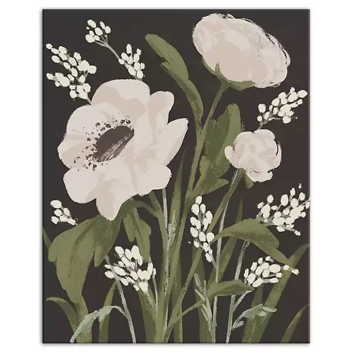 New Kirklands Home Modern Farmhouse Floral I Canvas Art Print