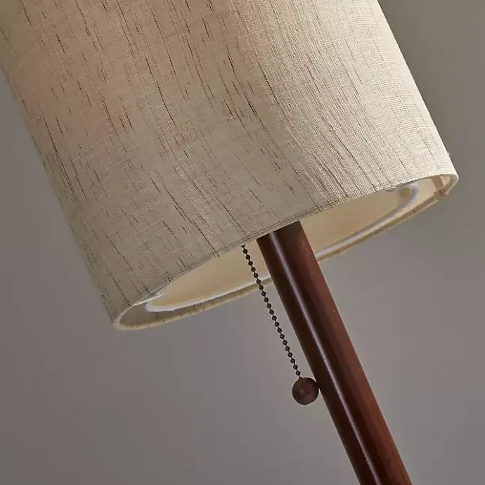Best Kirklands Home Modern Wood Emma Floor Lamp Tan