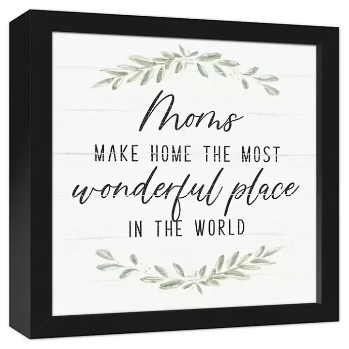 Online Kirklands Home Mom Make Home Wonderful Framed Canvas Print