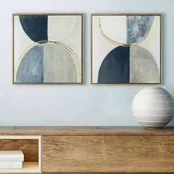 Discount Kirklands Home Moon Phase Framed Canvas Art Print, Set of 2